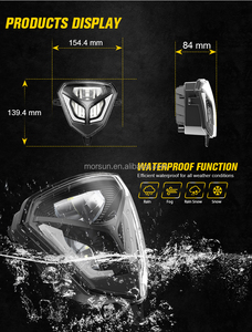 Para Beta RR 2T 50/125/200/250/300 4T 350/390/430L ED faro HIi/<span class=keywords><strong>Lo</strong></span> Beam faros para 2020-2022 Beta Enduro - Product Image 3