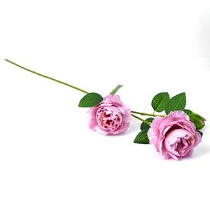 3 têtes un bouquet de pivoines décoratives en tissu européen, fleurs de pivoines en soie artificielle, arrangement de mariage, décoration de la maison - Product Image 5