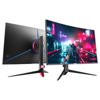 Monitor Curvo para Juegos de 27 Pulgadas, 2K, 144Hz, con Panel IPS, Tiempo de Respuesta de 2ms, Altavoz Opcional
