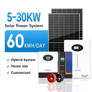 Kit Completo de Fácil Instalación SNADI, Sistemas de Energía Solar de 10KW, 20KW, 30KW para Uso Doméstico Diario, Kit Completo NKH Híbrido de 15KW - Product Image 4