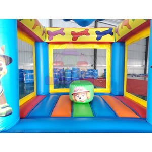 Castillo Inflable con Temática <span class=keywords><strong>de</strong></span> Perro Rescatador <span class=keywords><strong>de</strong></span> Dibujos Animados, Azul y Amarillo, para Fiestas Infantiles y Alquiler Comercial - Product Image 3