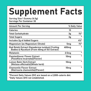 Gomitas para Dormir OEM ODM con Extracto de Reishi Rojo, Promueven un Sueño Profundo y Reparador, Relajan los Músculos, Alivian la Tensión, Dulces para Dormir para Adultos - Product Image 2
