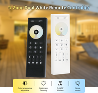 Controlador LED de nuevo diseño 2,4G RF 4-Zone CCT Control remoto con diseño moderno colorido