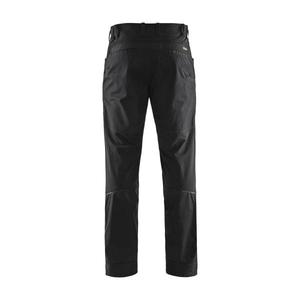 BLAKLADER - 145618459933C146 Service <b>trousers</b> with <b>stretch</b> <b>Black</b>/Yellow - EAN 7330509651148 WORK <b>TROUSERS</b> CARGO WORK <b>TROUSERS</b> - Product Image 2