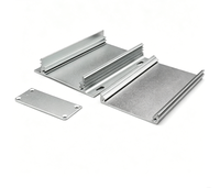 Boîtier de châssis en aluminium sur mesure pour amplificateur audio électronique, avec usinage, pliage et estampage