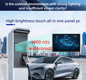 23.6 inch máy tính công nghiệp nhúng điện dung IP65 Bảng điều khiển công nghiệp <span class=keywords><strong>PC</strong></span> màn hình cảm ứng máy tính <span class=keywords><strong>Android</strong></span> 11 công nghiệp pcs - Product Image 2