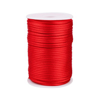 3mm Noeud Chinois Nylon Satin Cordon Bracelet Coloré DIY Craft Tressé Décoration Corde pour Crochet Tricotage Cordon Ceinture