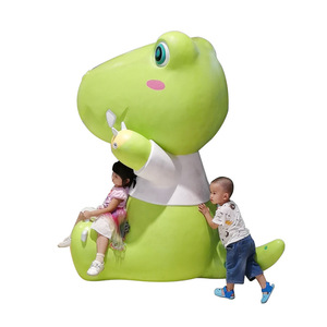 Escultura de Dinosaurio de Fibra de Vidrio Libit, Decoración Duradera para Habitación Infantil o Exteriores - Product Image 2