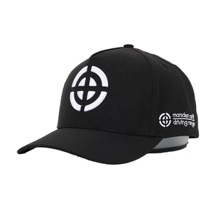 Gorras Curvas de Poliéster Negro de 5 Piezas Hechas a Medida para Hombre y Mujer, Logotipo Bordado de Golf, Gorra de Béisbol de Alta Calidad al por Mayor - Product Image 1