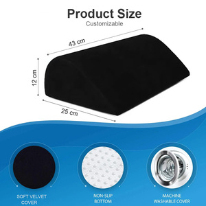 Repose-pieds ergonomique personnalisé en mousse à mémoire de forme pour soulager les douleurs dorsales et des hanches sous le bureau - Product Image 2