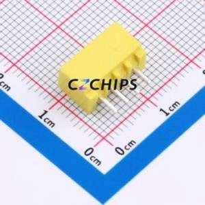 ZX-HA2.54-4PZZ-Y Wire-to-Board Pin Header Through hole Component (THT),P=2.5mm Connector 1x4P 2.5mm Through Hole XHB - Product Image 2