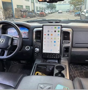 Navihua LCD Digital Cluster Dashboard Instrument 14.4 Vertical Screen Android Car Radio for Dodge <b>RAM</b> 2008-2018 Speedometer Auto - Product Image 5