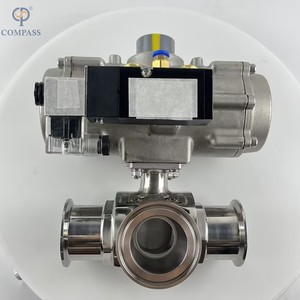 2"-50.8MM STAINLESS STEEL ACTUATOR TYPE T CLAMP BALL <strong>VALVE</strong> - Product Image 3