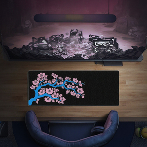Lớn màu đen hoa Chuột chơi game pad 900x400 bàn Pad bảng thảm cao su Thảm Bàn phím cho PC người sử dụng - Product Image 3