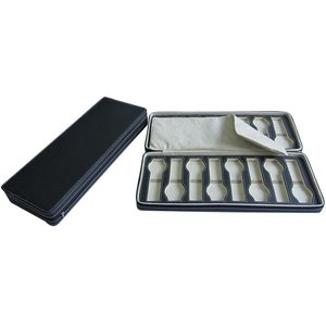 Wholesale Double Side Multi Slots Leather <b>Watch</b> Box Zipper Leather Wristwatch Storage Travel <b>Case</b> Custom Printed Logo - Product Image 1