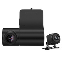 Mini caméra espion double objectif 1080P+720P, enregistreur vidéo pour véhicule, caméra de rétroviseur avec caméra