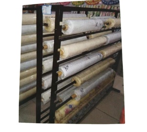 Fashionable Cosmetic pipe rack Cloth and Textile cloth rack fabric roll storage rack
