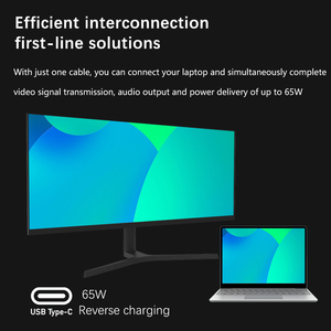 34 Inch <b>PC</b> Desktop Game Monitor 144Hz PBP Split Screen Height-Adjustable <b>Stand</b> - Product Image 2