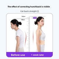 Correcteur de posture ultra-fin invisible et imperméable en spandex pour le soutien du dos souple, prévention de la cyphose, marque Corée-Japon