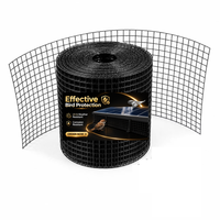 Filet anti-oiseaux robuste pour panneaux solaires, en fil d'acier galvanisé, rouleau de 8 pouces de large, protection contre les nuisibles pour centrales photovoltaïques commerciales