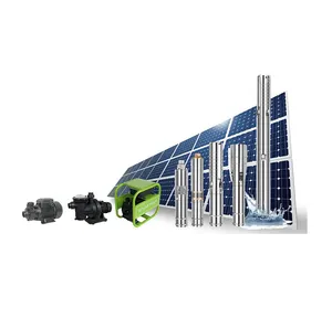 180m DC Agriculture Submersible Pump Stainless Steel Photovoltaic Deep Well Pump Solar Energy Solar Water Pumping System