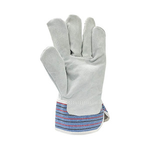 Custom Heavy Duty XL Construction Work <b>Gloves</b> Cowhide Split Leather Safety <b>Rigger</b> <b>Gloves</b> with Rubber Protective for Industries - Product Image 6