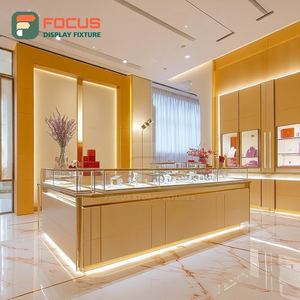 Sistema de Exhibición de Joyería Moderno con Acabado Laminado, Mostrador de Exhibición Comercial para Tiendas - Product Image 3