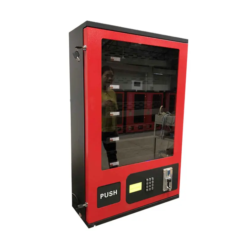 Small vending QTY of channels is 5 digital circuit control Spiral launch desktop vending machine with coin acceptor