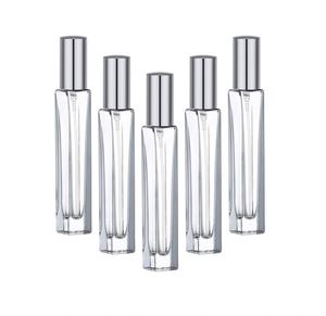 <b>Mini</b> Empty Square Perfume <b>Spray</b> <b>Bottle</b> 15ml Glass Refillable with Pump Sprayer Screen Printing Reed Diffuser Sample Packaging - Product Image 1