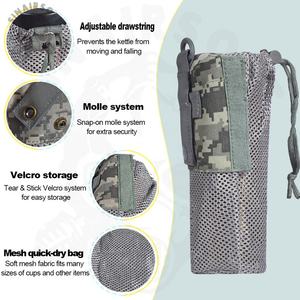 View Larger Image Add to Compare Share Water <b>Bottle</b> Pouch Molle Tactical Holder Storage Bag for 17oz <b>Carrier</b> Foldable Lightw - Product Image 3