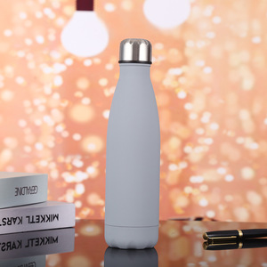 500ml Rubber Printing <b>Bottle</b> Stainless Steel Vacuum Insulate Rubber Black Gym Water <b>Bottle</b> - Product Image 3