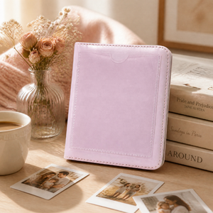 Álbum de Fotos Lerp&Wedding de Cuero PU de 5 Pulgadas para <span class=keywords><strong>Polaroid</strong></span> 600/W210/<span class=keywords><strong>300</strong></span>/400 Instax Wide Film Mini, con Carpeta - Product Image 1