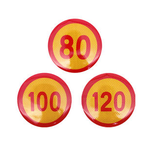 لافتة مرور دائرية حمراء تحمل حد السرعة 30 - Product Image 6