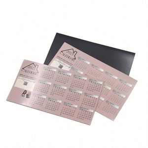 2026 Hot Selling New Calendar Magnetic DIY House Shape <b>Fridge</b> Planner Custom Promotional Paper Business Card Magnet Calender - Product Image 5
