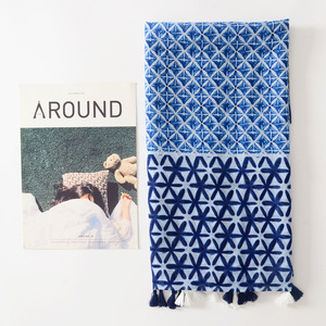 Sciarpa da viaggio da donna con stampa bianca <span class=keywords><strong>blu</strong></span> <span class=keywords><strong>dolce</strong></span> scialle da viaggio per protezione solare telo da mare Design decorativo stile tradizionale - Product Image 2