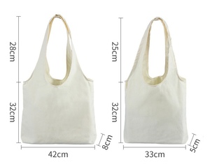 Low MOQ Geometric Pattern Vest Canvas Tote <b>Bag</b> with Customizable Color & Design Dye-Sublimation Printing Shoulder <b>Strap</b> - Product Image 4