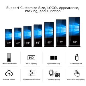 شاشة عرض رقمية تفاعلية مخصصة بحجم 49 بوصة مع حامل أندرويد - Product Image 2