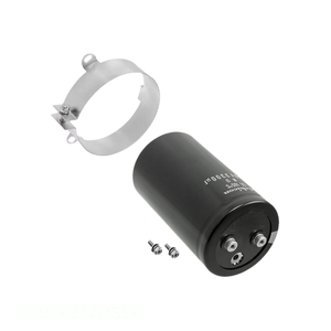 Authorized Distributor 3300 uF LNU2H332MSEH CAP ALUM 3300UF 20% 500V SCREW Chassis Mount Capacitor - Product Image 1