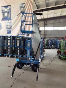 कारखाने की आपूर्ति मोबाइल पोर्टेबल इलेक्ट्रिक एक आदमी लिफ्ट टेबल हाइड्रोलिक एकल व्यक्ति उठाने वाला मंच - Product Image 2