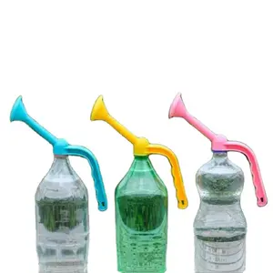 Plastic Dual Head Bottle Sprinkler, Bottle Watering Spout Bonsai Watering Can for Indoor Seedlings Plant, Garden Tool