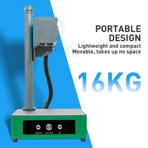 Machine de marquage au laser à fibre portable de bureau, petite, séparée, Raycus IPG 20W 30W, pour stylo, imprimante laser portative sur métal - Product Image 2
