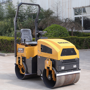 İnşaat Makineleri 1 Ton Kompaktör Titreşimli Silindir 1000kg Çift Tamburlu Yol Silindirleri Asfalt Yol Silindiri - Product Image 1