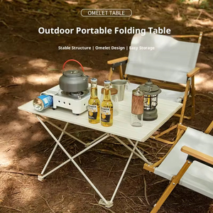 Mesa de Camping Plegable Portátil Moderna para Exteriores, Ligera, de Aleación de Aluminio, con Panel Personalizable, Embalaje Personalizable OEM/ODM - Product Image 3