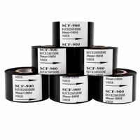 Ruban de marquage à chaud générique SCF900 pour emballages plastiques PET, largeur 30 mm, longueur 100 m, pour imprimante de codes semi-automatique OEM