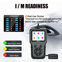 Herramienta de Diagnóstico Automotriz OBD2 Ultra Avanzada - Lectura/Eliminación de Códigos, Prueba de Batería, Comprobación de I/M, Pantalla a Color de 2.8 Pulgadas, 1 Año de Garantía, 9 Protocolos