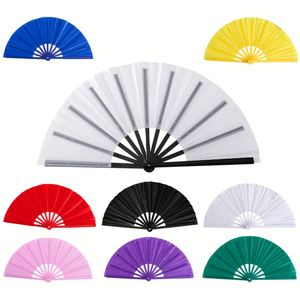 Abanico Plegable Personalizado de 13 Pulgadas con Logotipo Impreso a Mano para Baile, Clack y Graduación - Product Image 1