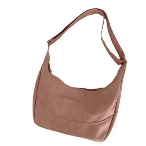 Bolso Tote Rosa para Mujer, Gran Capacidad, Bandolera, Color Sólido, Cierre de Cremallera, Uso Diario, Primavera 2024 - Product Image 5