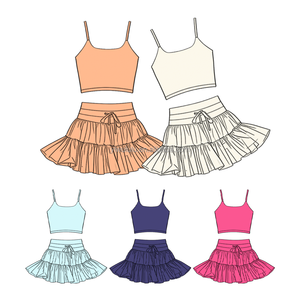 Ensemble de yoga en gros pour enfants, vêtements pour petites filles, tenues de sport pour filles - Product Image 2