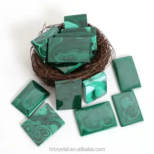 Polished Crystals High Quality Green Malachite Stone Rectangle Brand Crystal Slab Slices