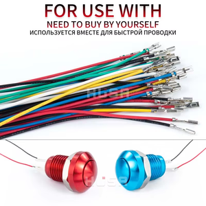 Husa 8Mm Mini Chuyển Đổi Momentary Tự Thiết Lập Lại Không Thấm Nước Điện Push Button Bắt Đầu Dừng On Off Điều Khiển Kim Loại Điện Nút Chuyển Đổi - Product Image 5